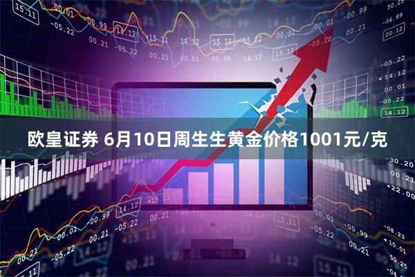 欧皇证券 6月10日周生生黄金价格1001元/克